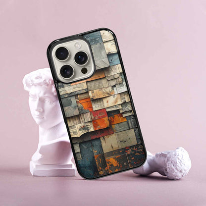 iPhone 16 Pro Case — Distressed Grunge Texture Pattern Hundreds Of, Personalized Phone Case