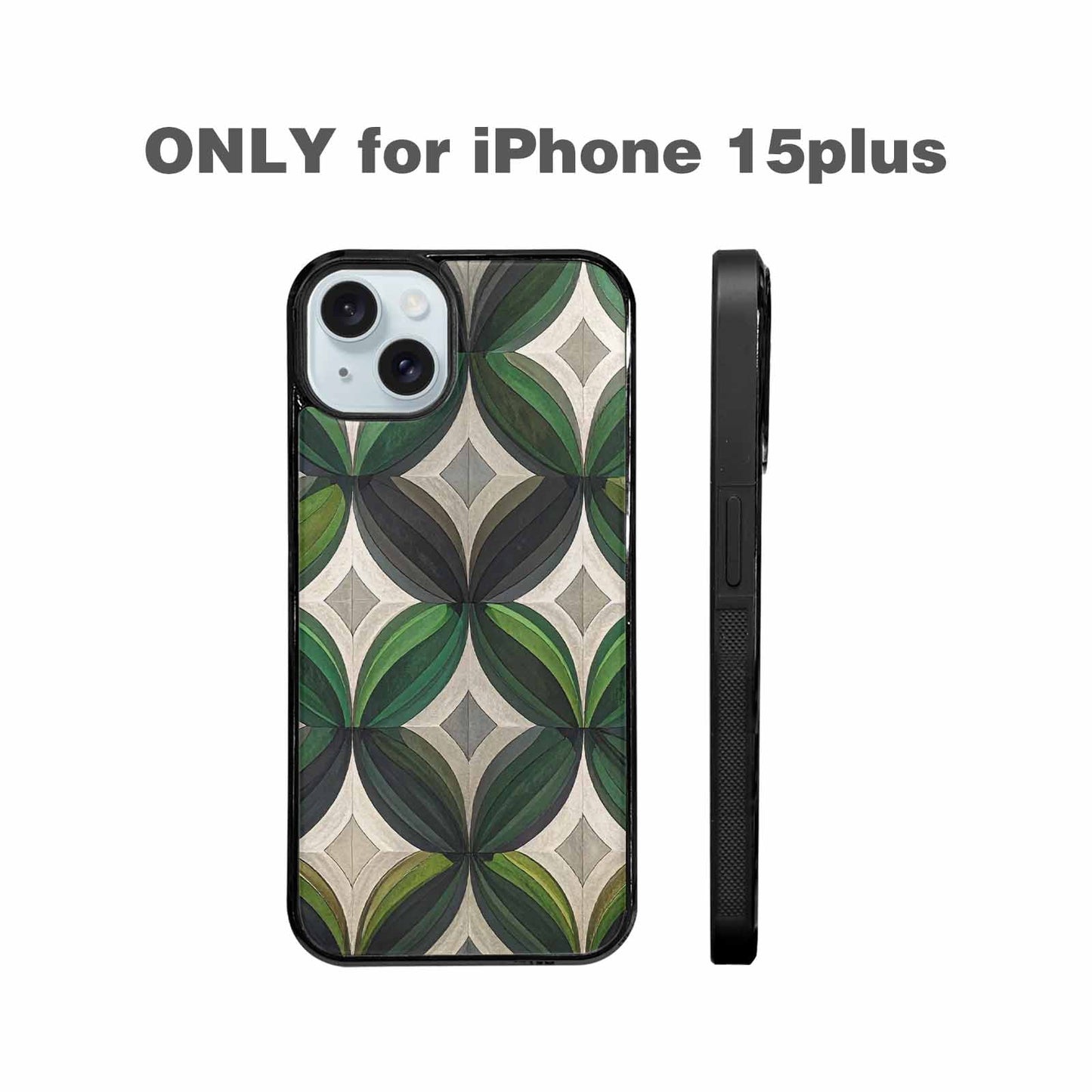 iPhone 15 Plus Case — Aromantic Flag Color Theme Small Rainbow, Personalized Phone Case