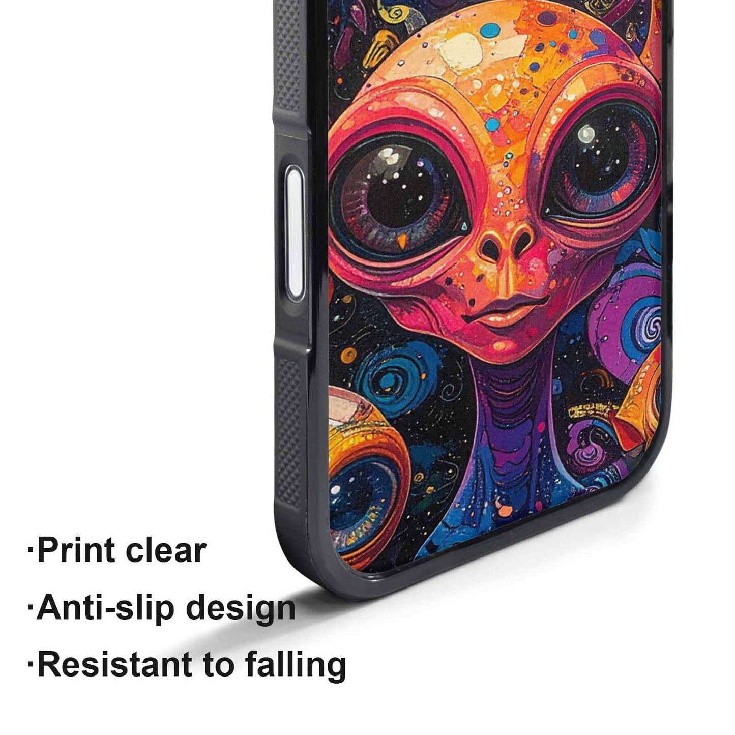 iPhone 17 Pro Max Case — Cartoon Alien Characters Alien Scifi, Original Design Phone Case