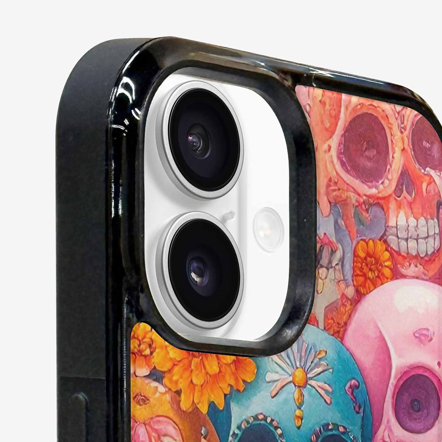 iPhone 16 Case — Sugar Skullsmelting Sugar Skulls, Custom Print Case Cover