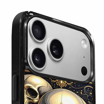 iPhone 17 Pro Max Case — Skull Dark Art Gothic Print Gothic, Custom Made Phone Cover