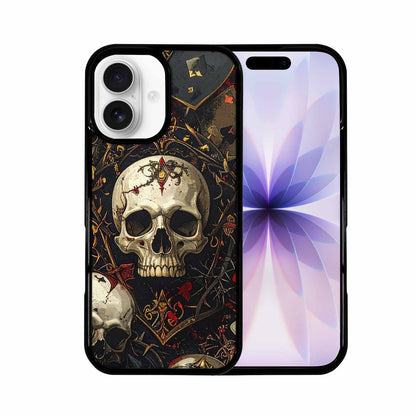 iPhone 17 Case — Skull Dark Art Gothic Print Gothic, Customized Protective Case