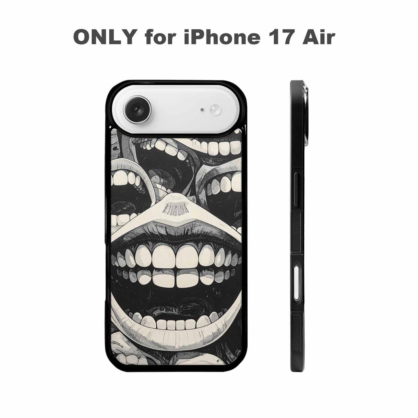 iPhone 17 Air Case — Seamless Repeating Pattern Of Overlapping Cartoon, Custom Printed Phone Case