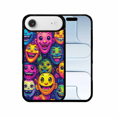 iPhone 17 Air Case — Small Funny Looking Cartoon People Cartoon, Customized Protective Case