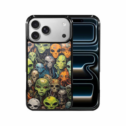 iPhone 17 Pro Max Case — Aliens Camo Aliens Alien Scifi, Custom Art Phone Cover