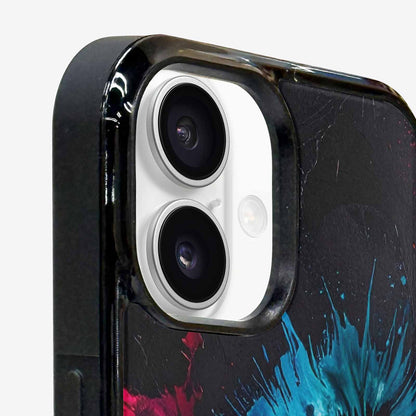 iPhone 16 Plus Case — Dark Animal Print, Personalized Phone Case
