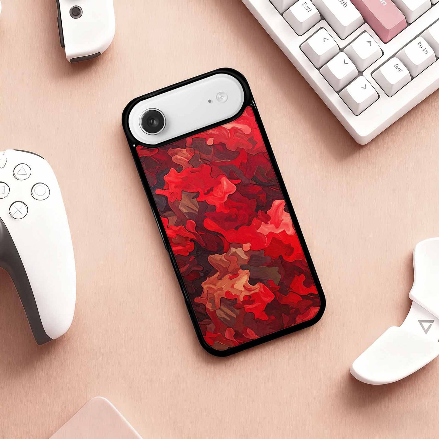 iPhone 17 Air Case — Small Military Camouflage Blotch Pattern Camo, Unique Phone Case Design