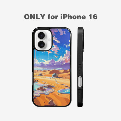 iPhone 16 Case — Surrealist Desert Dreamscape, Unique Phone Case Design