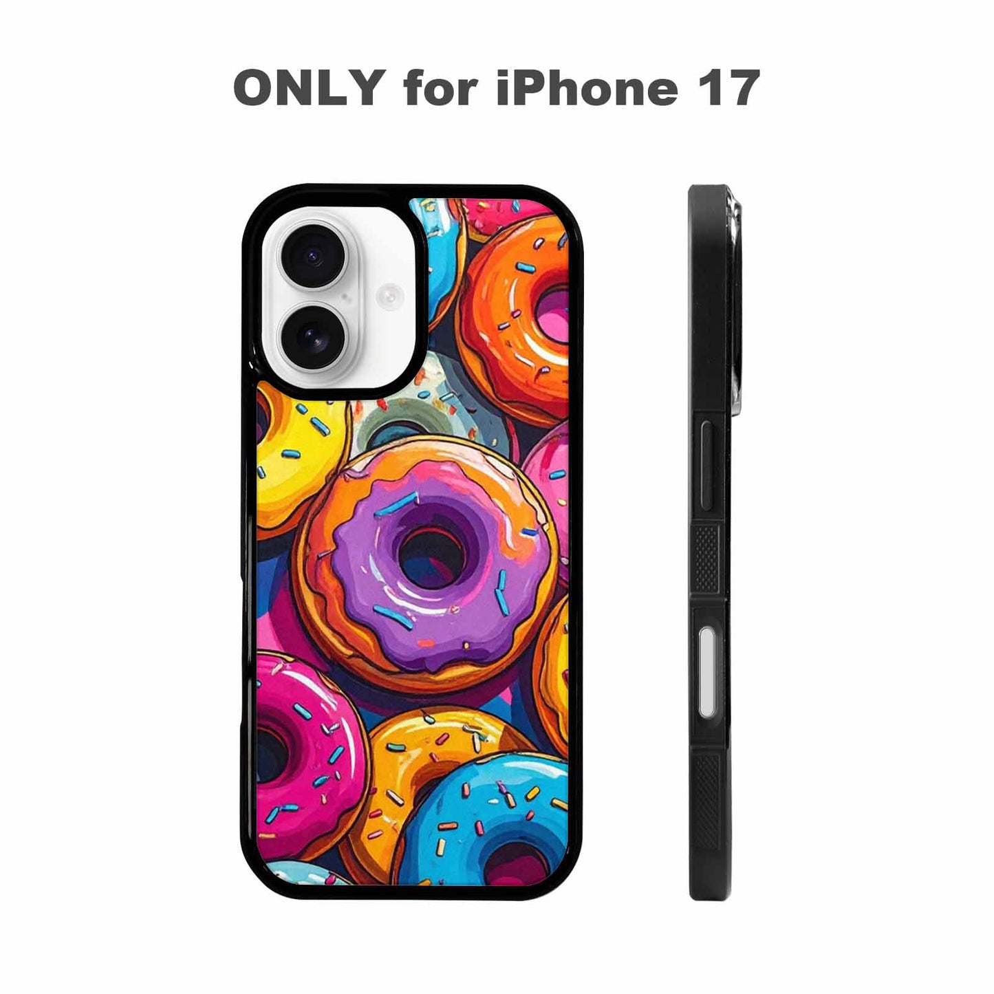 iPhone 17 Case — Foil Ice Cream Original Art, Personalized Phone Case