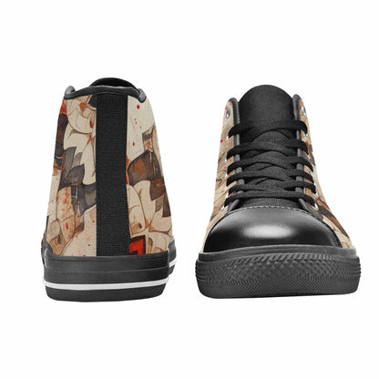 MEN'S Mandala High Top Canvas Dreamcore Sneakers