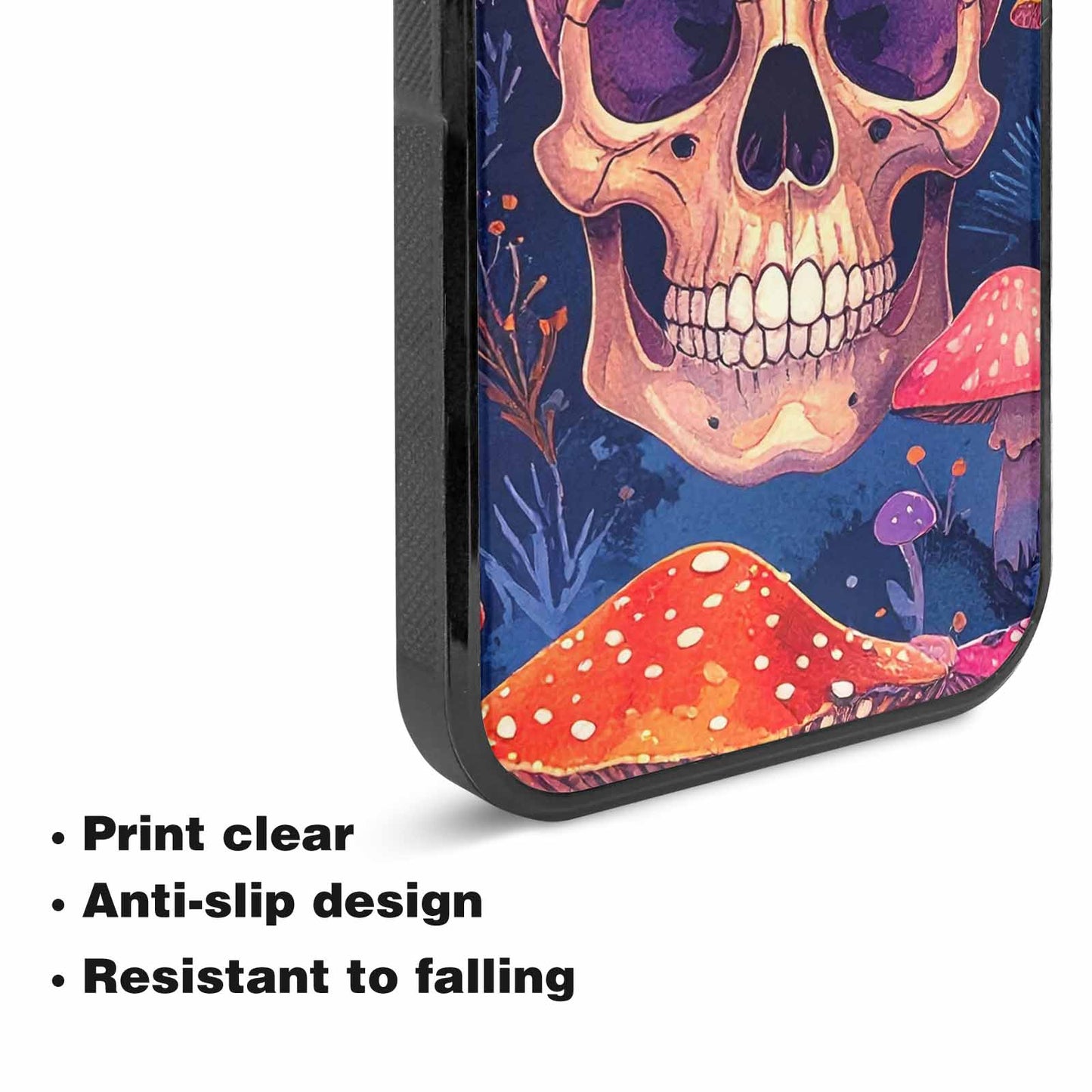 iPhone 15 Plus Case — Mushroom Skulls Custom, Personalized Phone Case