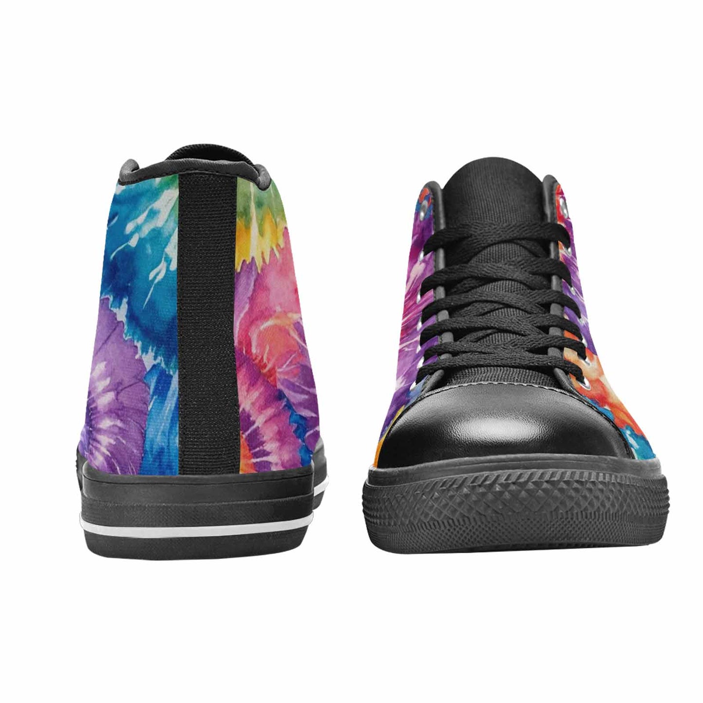 MEN'S Tie Dye Swirl High Top Canvas Dreamcore Shoes