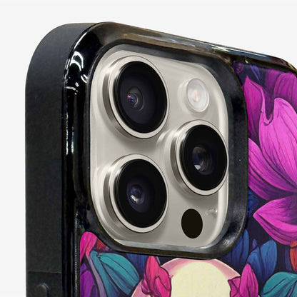 iPhone 15 Pro Max Case — Lotus Many Hundreds Of Skulls Art, Custom Made Phone Cover