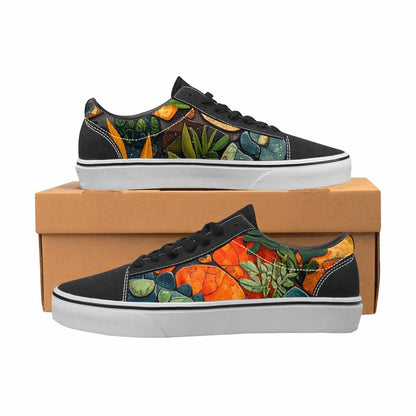 WOMEN'S Dinosaur Silhouette Canvas Lace-Up Dreamcore Shoes