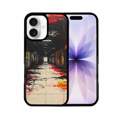 iPhone 17 Case — Black &amp; Red Ink Galaxy Space, Custom Print Case Cover