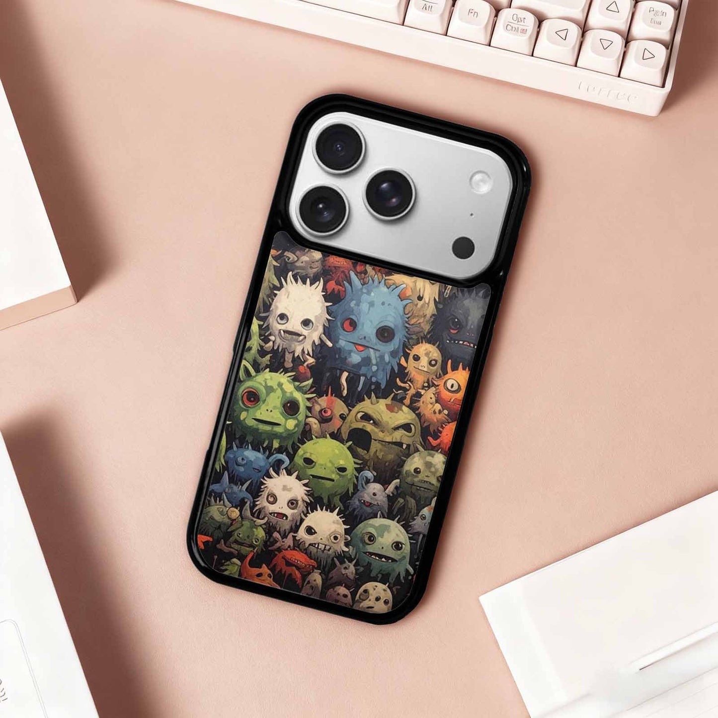 iPhone 17 Pro Case — Monsters Camomonsters Pattern Vkf Camo, Custom Designed Case Cover
