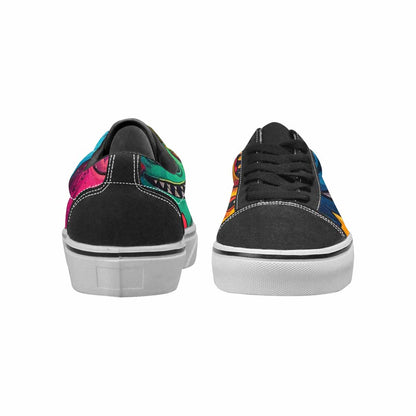 WOMEN'S Monsters (general) Cartoon Monst Lace-Up Canvas Surreal Custom Shoes