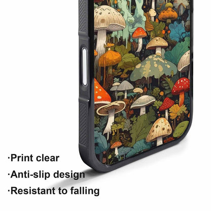 iPhone 17 Pro Case — Mushrooms Camomushrooms Patter Bki Camo, Original Design Phone Case
