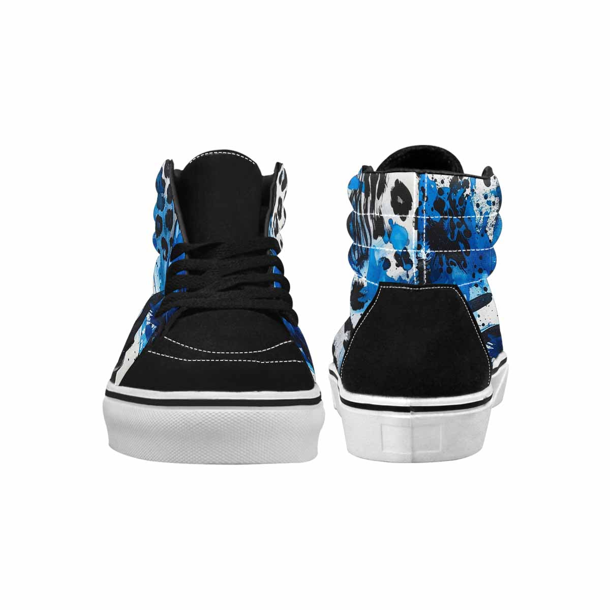 MEN'S Animal Print High Top Canvas Neon Fantasy Shoes