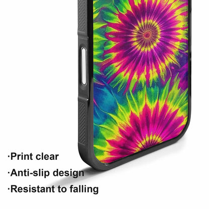 iPhone 17 Case — Tie Dye Neon Acid Tie Dye, Custom Phone Case