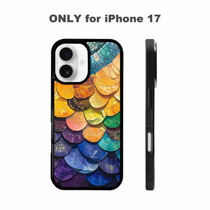 iPhone 17 Case — Reptile Scale Full Color Original Art, Unique Phone Case Design
