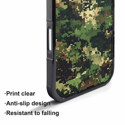 iPhone 17 Pro Max Case — Small Military Camouflage Blotch Camo, Custom Made Phone Cover