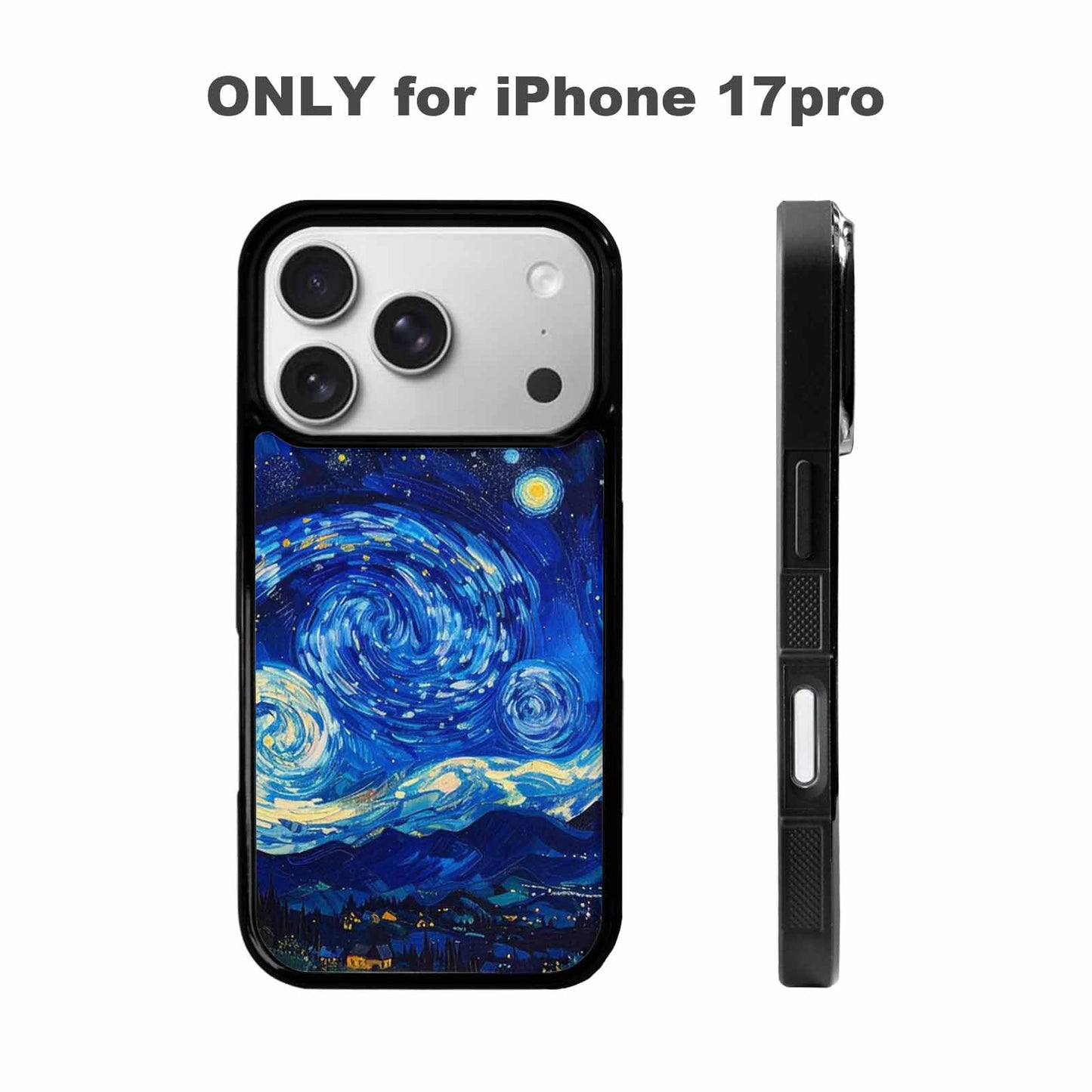 iPhone 17 Pro Case — Starry Night Van Gogh Custom Galaxy, Custom Art Phone Cover