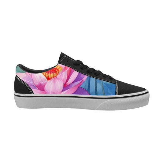 WOMEN'S Monet-Style Impressionist Water Canvas Lace-Up Vibrant Chaos Custom Shoes