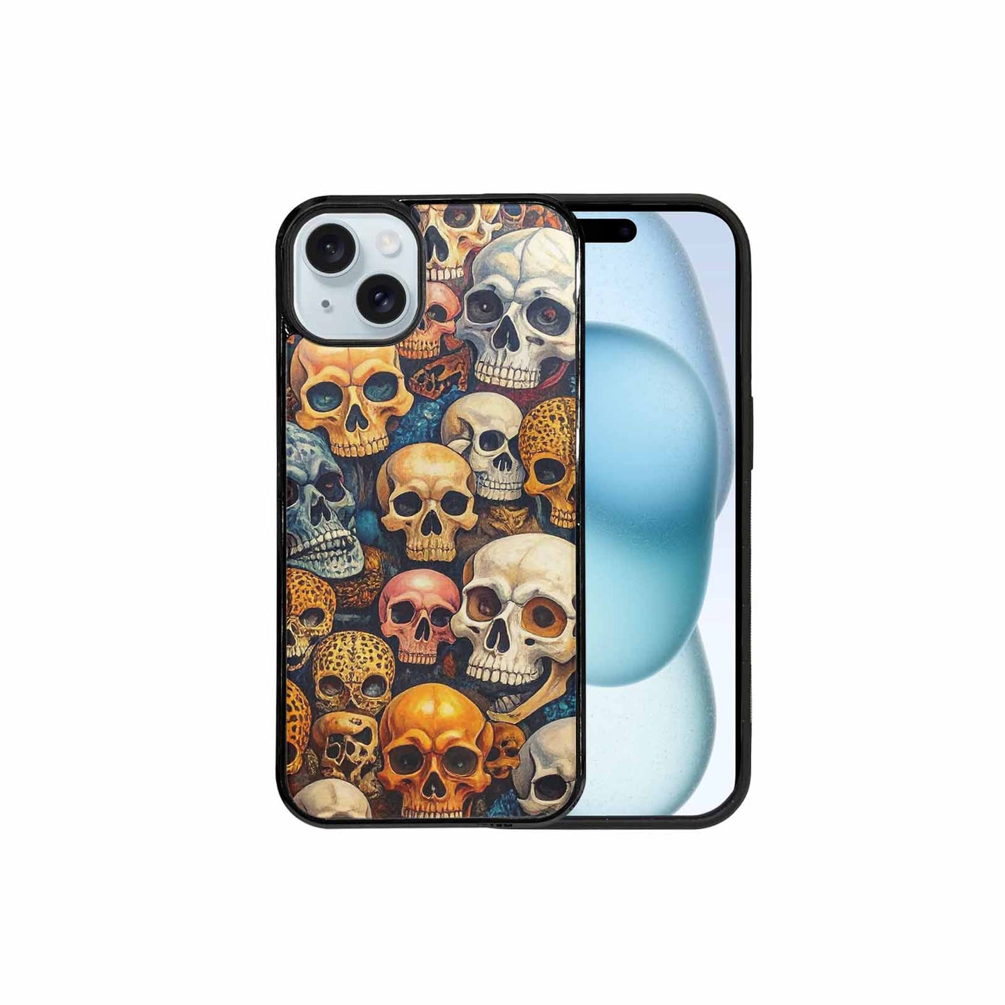 iPhone 15 Plus Case — Skulls Animal Printskulls Patt 0h1, Custom Print Case Cover