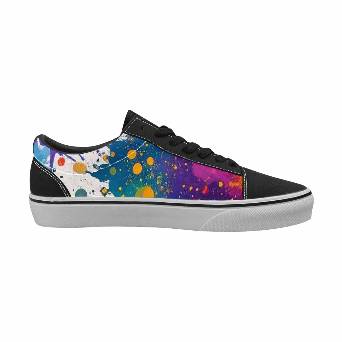 MEN'S Paint Splatter Canvas Lace-Up Y2K Shoes