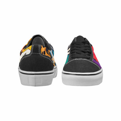 WOMEN'S Full Color Vibrant Animal Lace-Up Canvas Dreamlike Custom Shoes