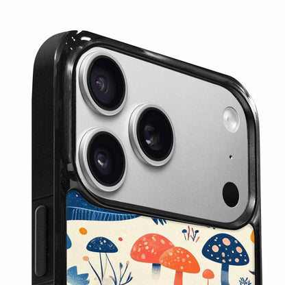 iPhone 17 Pro Max Case — Vintage Dinosaurs Mushroom Retro Vintage, Custom Printed Phone Case