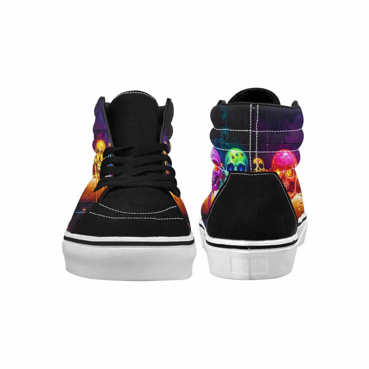MEN'S Toxic Skeleton Hot Dog High Top Canvas Dreamcore Shoes