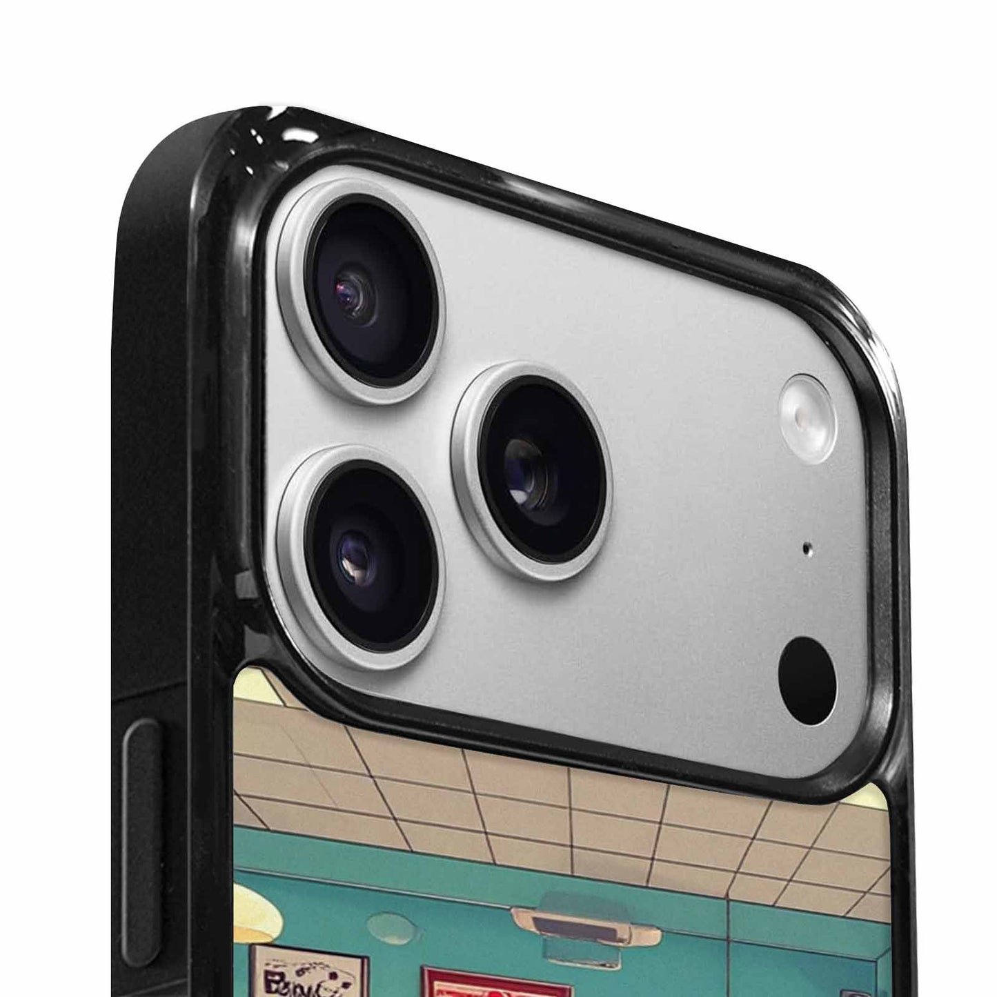 iPhone 17 Pro Case — Diner Cartoon Art Pattern Retro Vintage, Custom Phone Case