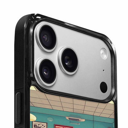 iPhone 17 Pro Case — Diner Cartoon Art Pattern Retro Vintage, Custom Phone Case
