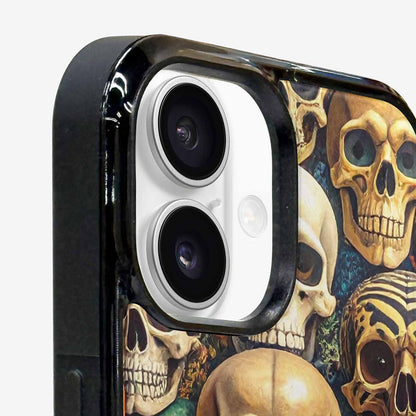 iPhone 16 Case — Skulls Animal Printskulls Patt Ekj, Custom Print Case Cover