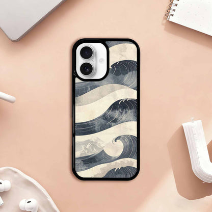 iPhone 17 Case — Vintage Americana Wave Retro Vintage, Custom Print Case Cover