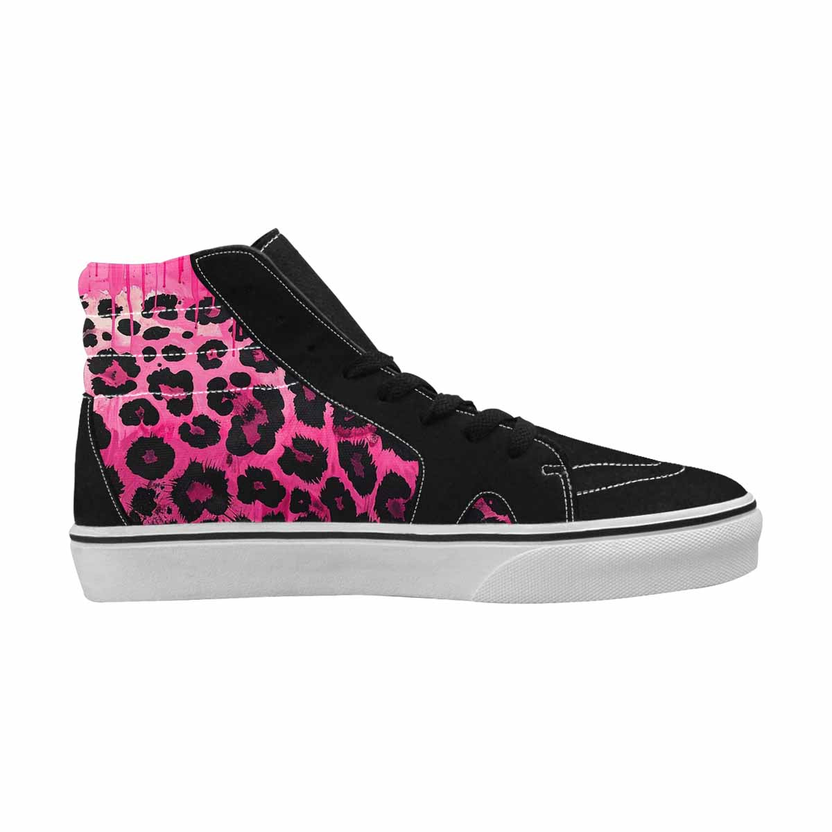 MEN'S Animal Print High Top Canvas Kaleidoscope Sneakers