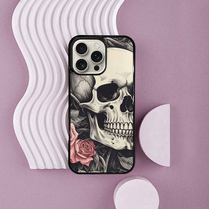 iPhone 16 Pro Max Case — 20 Skulls Overlapping Seamless Tileable Pattern, Original Design Phone Case