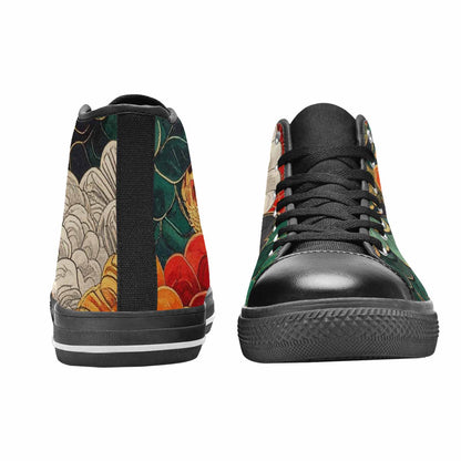WOMEN'S Dragon Scale Fantasy High Top Canvas Dreamcore Custom Shoes