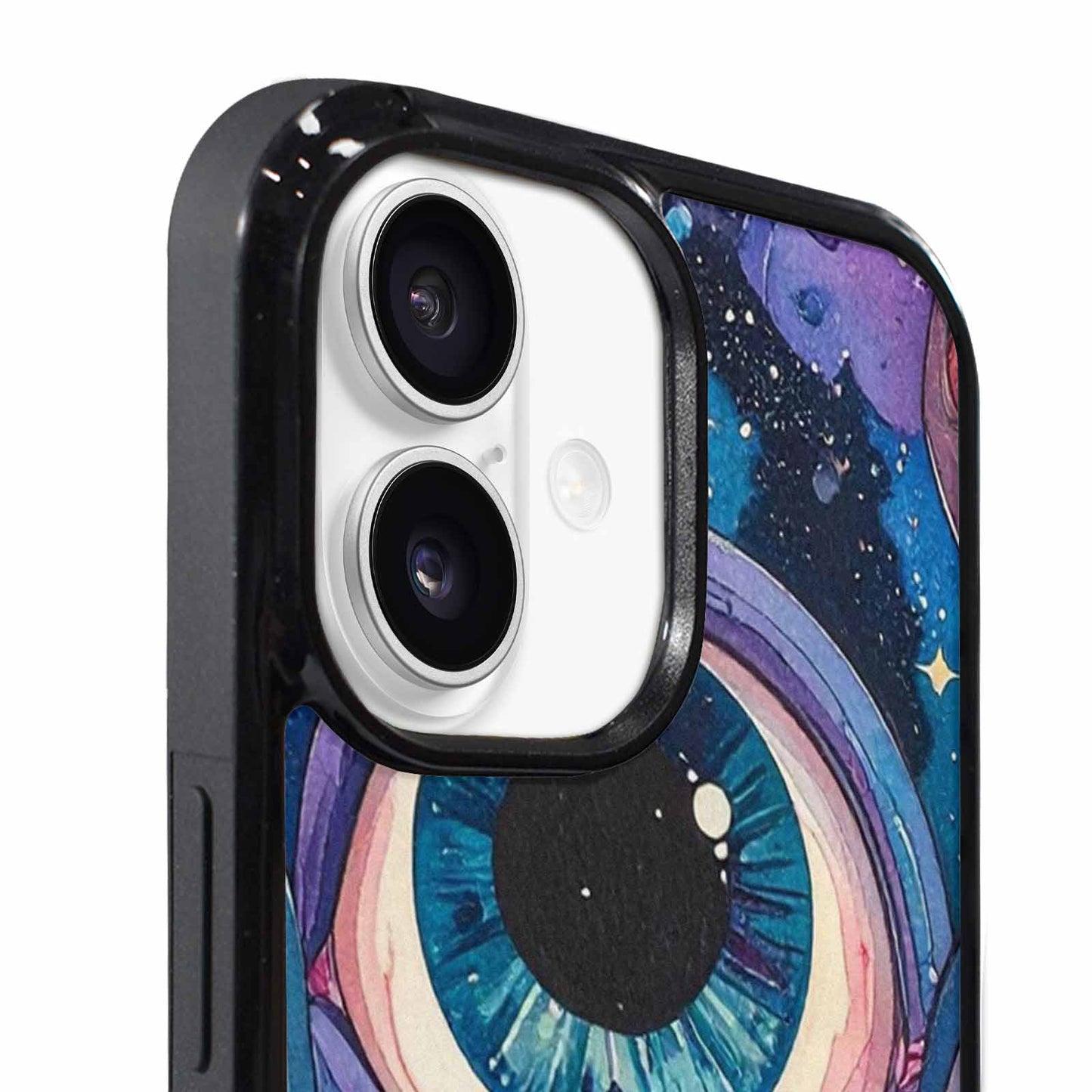iPhone 17 Case — Seamless Tileable Pattern Of Galaxy Space, Custom Printed Phone Case