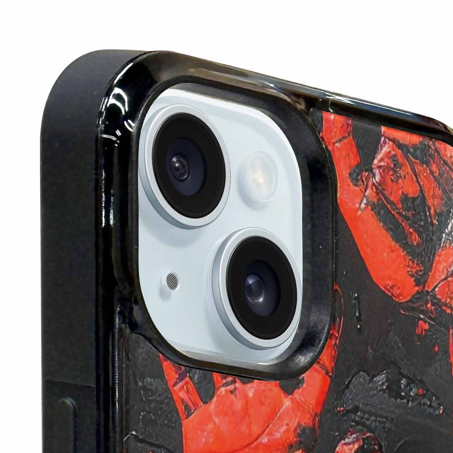 iPhone 15 Case — Halloween Splatter Handprint, Custom Print Case Cover