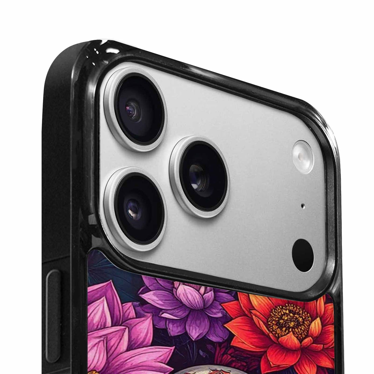 iPhone 17 Pro Case — Lotus Many Hundreds Of Skulls Gothic, Custom Art Phone Cover