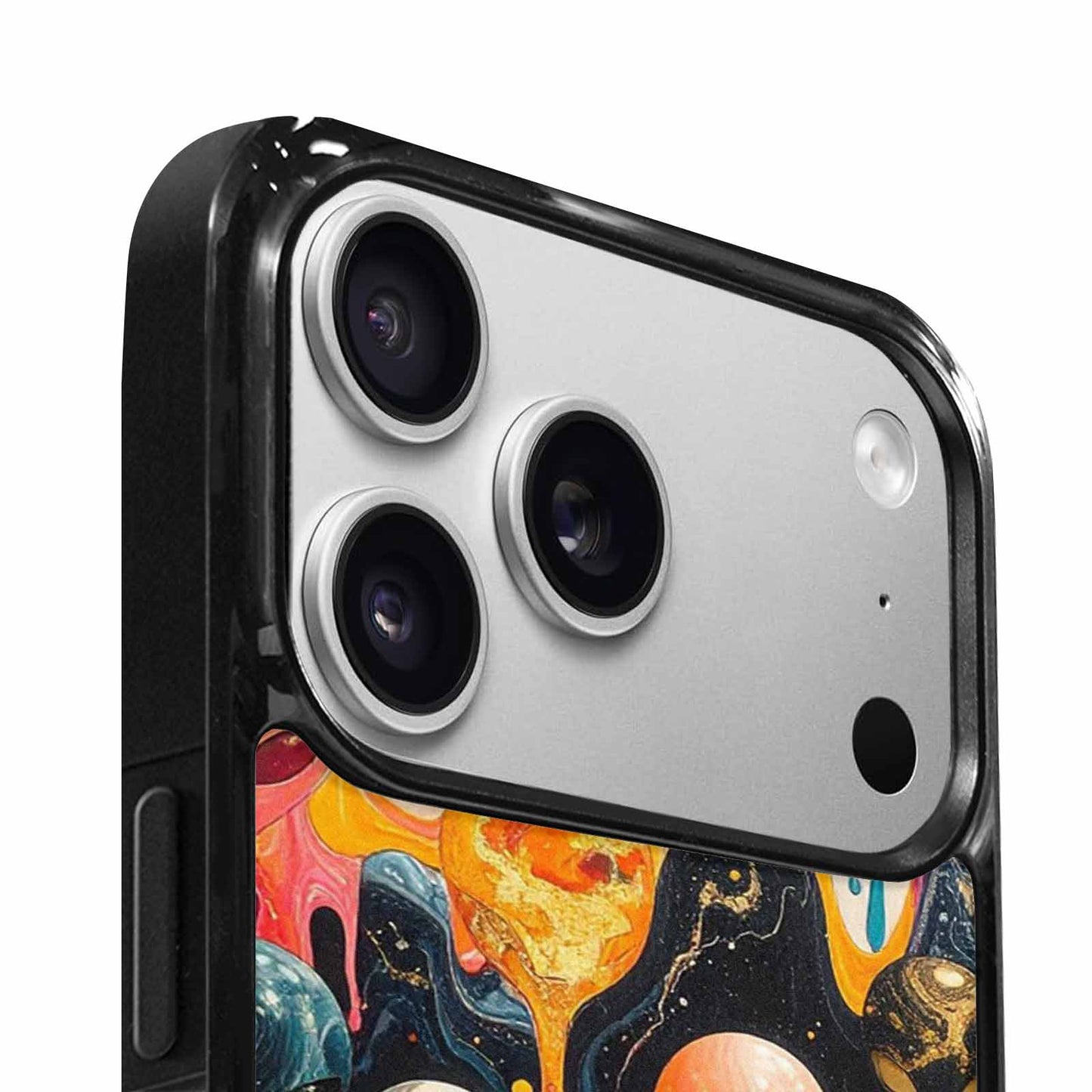 iPhone 17 Pro Max Case — Aliens Marblealiens Pattern Alien Scifi, Custom Printed Phone Case