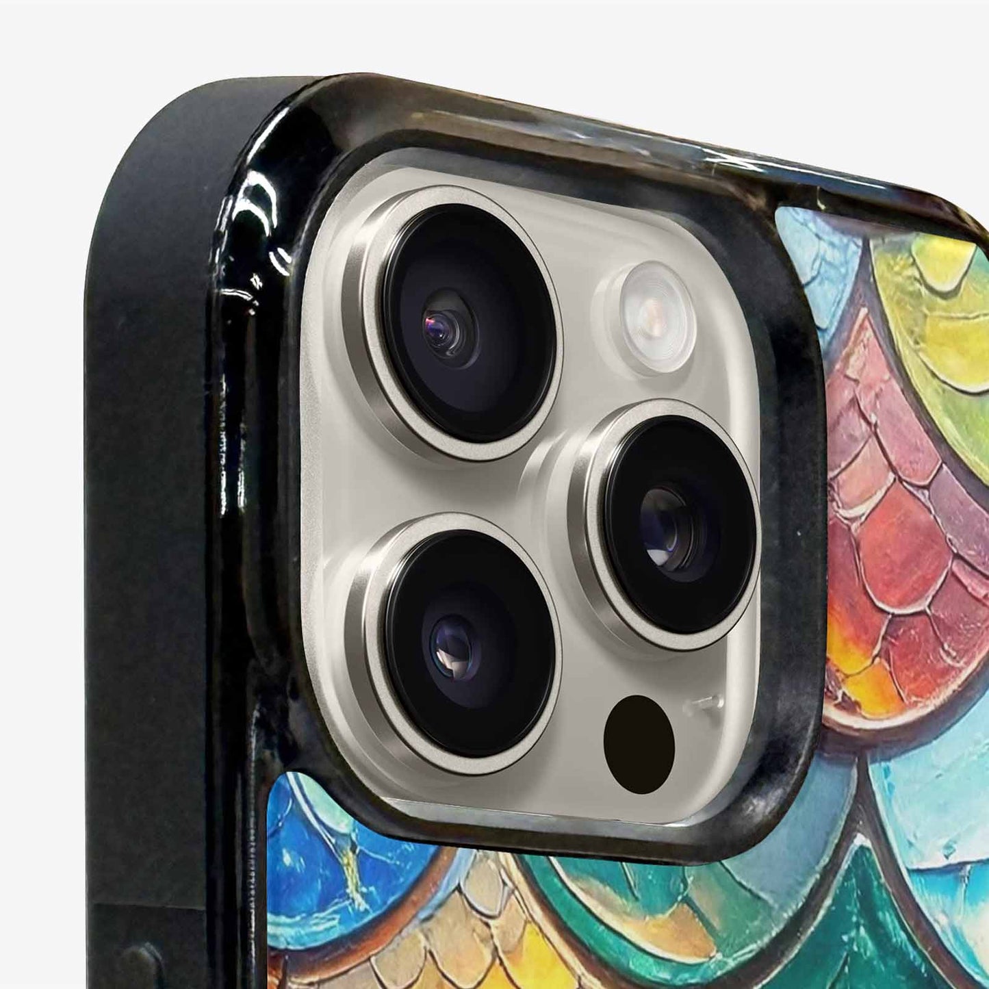 iPhone 15 Pro Max Case — Reptile Scale Full Color Vibrant Reptile, Unique Phone Case Design