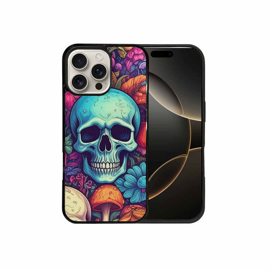 iPhone 16 Pro Max Case — Mushroom Skull Custom, Original Design Phone Case