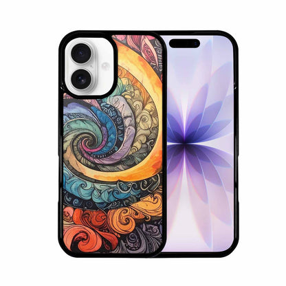 iPhone 17 Case — Tie Dye Swirls (black Tie Dye, Custom Phone Case