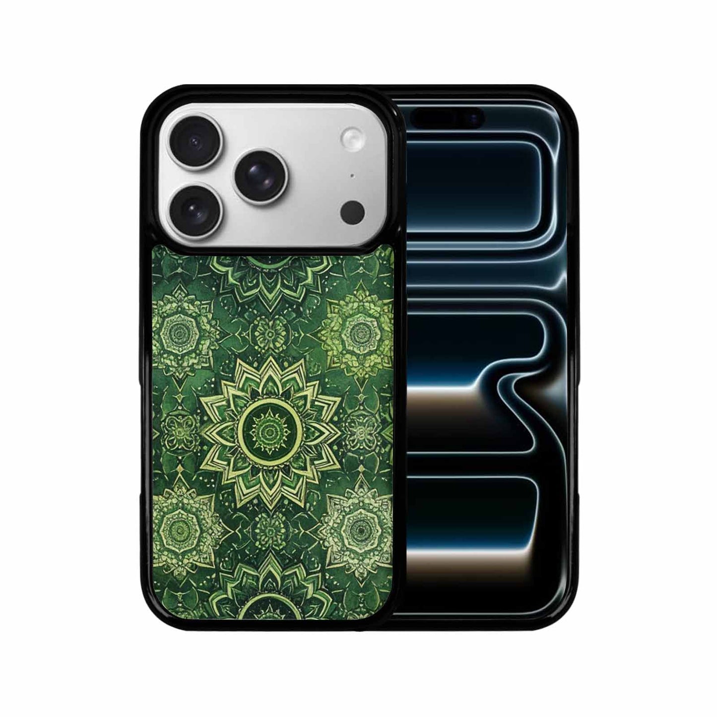 iPhone 17 Pro Case — Small Mandala Pattern Randomly Varying Floral, Custom Printed Phone Case