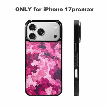 iPhone 17 Pro Max Case — Small Military Camouflage Blotch Camo, Personalized Phone Case