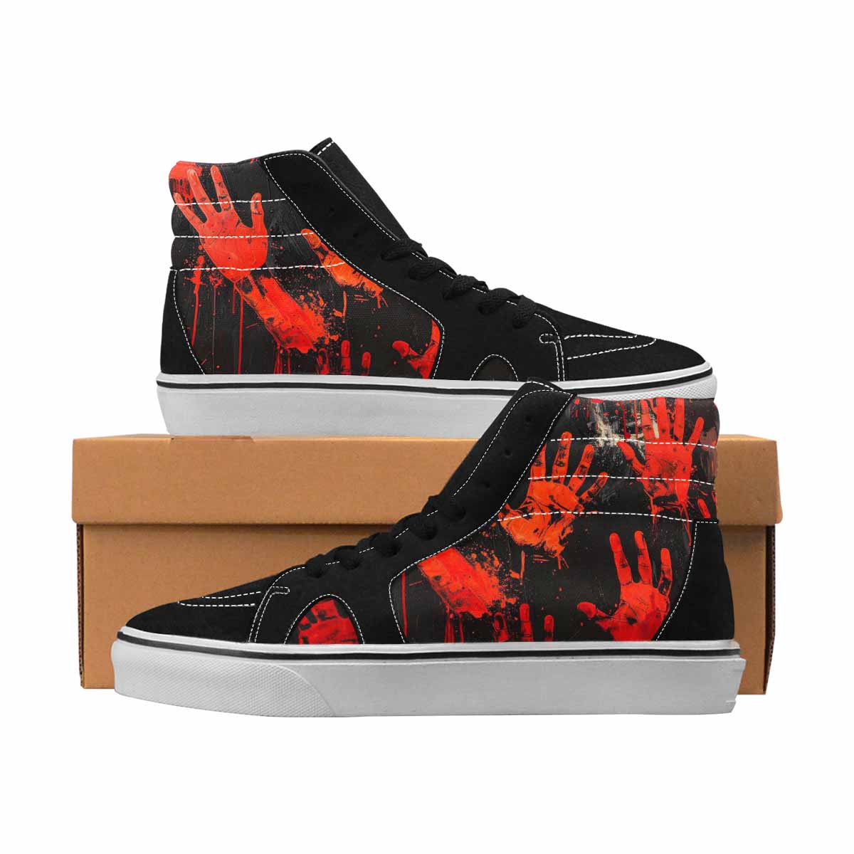 MEN'S Halloween Splatter Handprint 2 Ferion